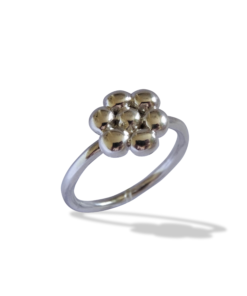 Daisy ring silver