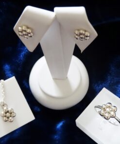 Silver Daisy Earrings