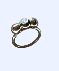 Trinity Moonstone Ring