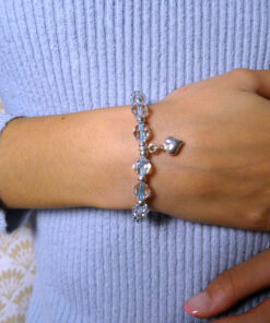 Blue charm bracelet