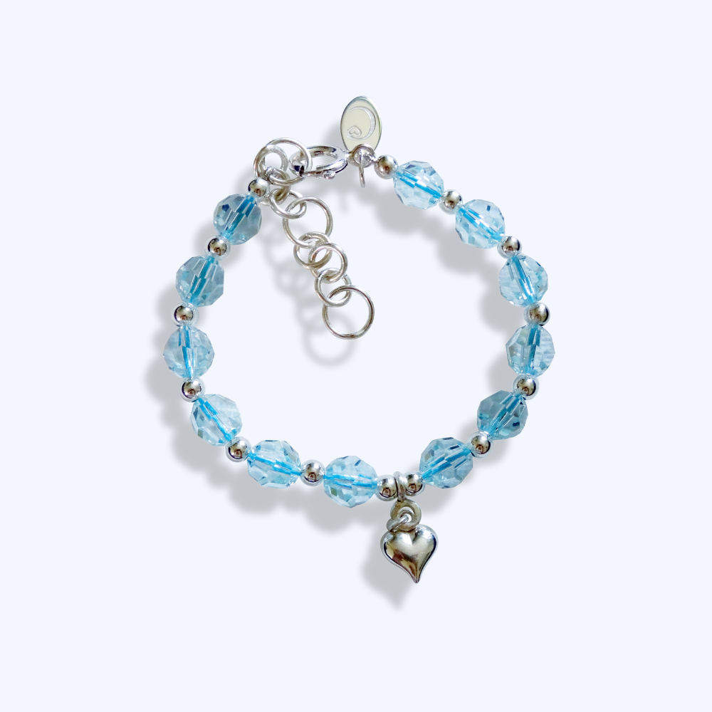 Crystal blue bracelet