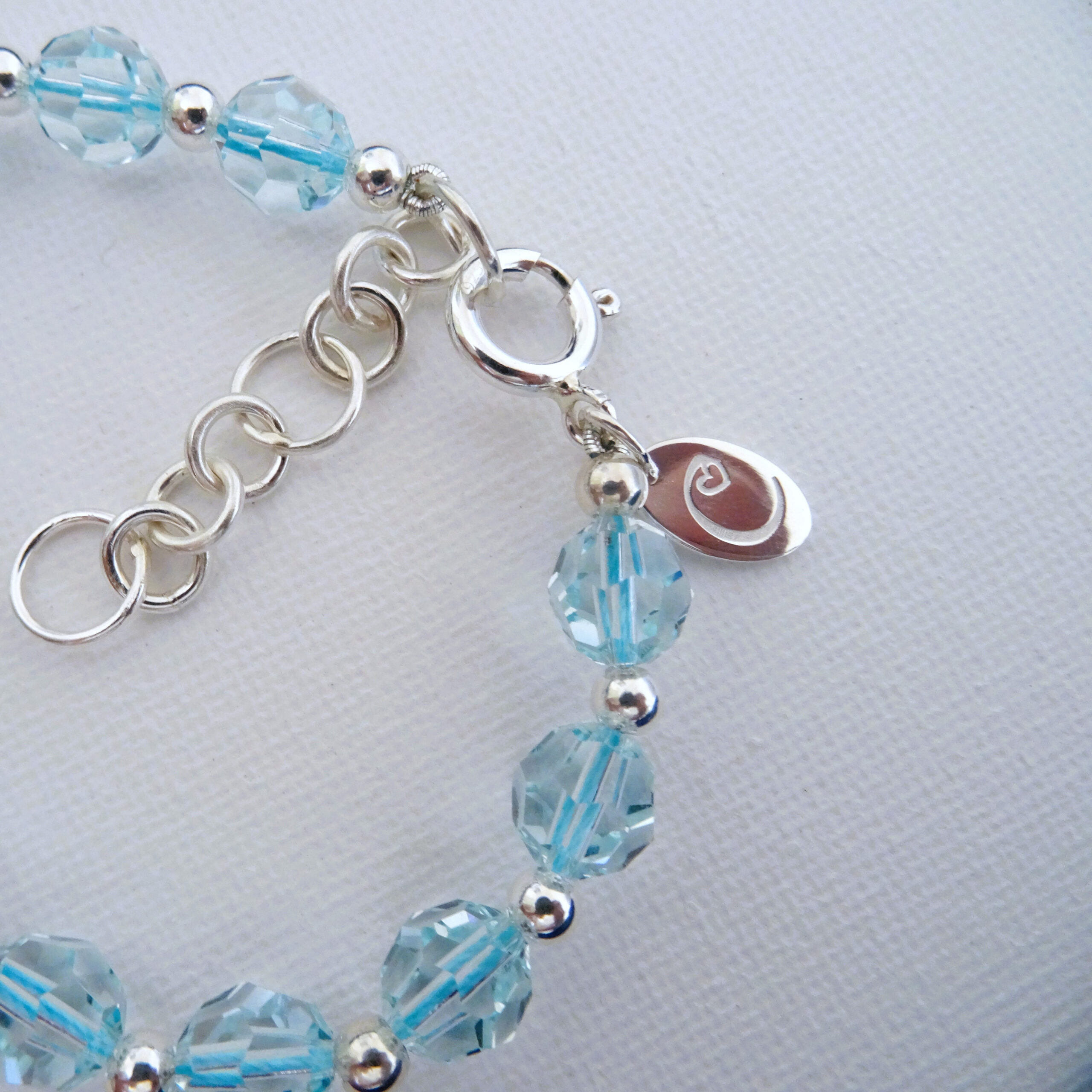 Blue Crystal Bracelet - Image 2